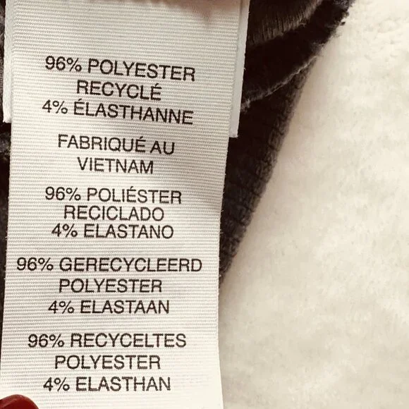 Vuori Womens Haven Half Zip Hoodie Dusty Blue Velour Cropped Sz XS Ribbed - Picture 7 of 9